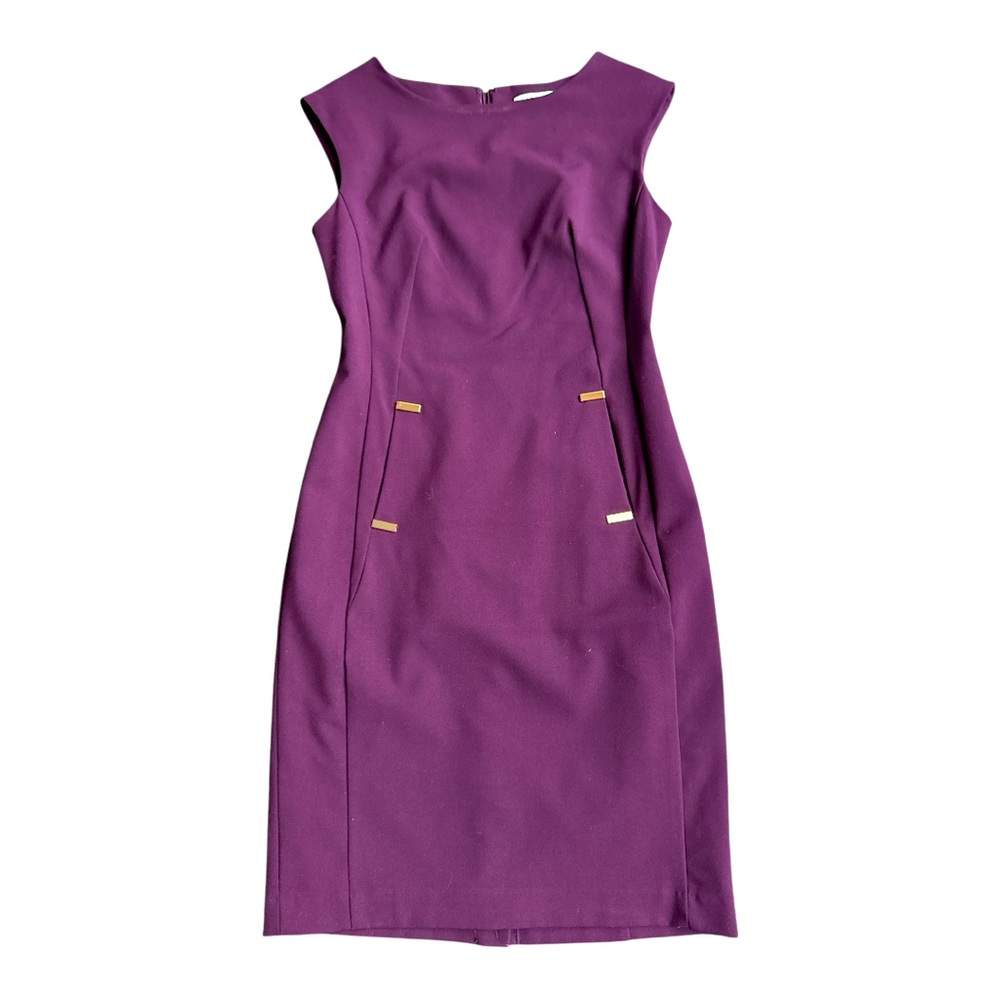 👗 Calvin Klein Burgundy Dress like new - size 2-4